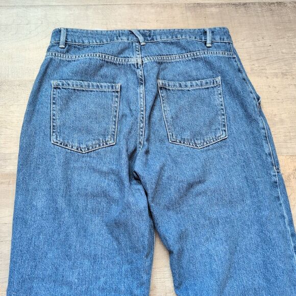 Zara Denim Womens Jeans Y2K Size 4 Straight Blue - Picture 5 of 8